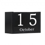 wood block perpetual calendar